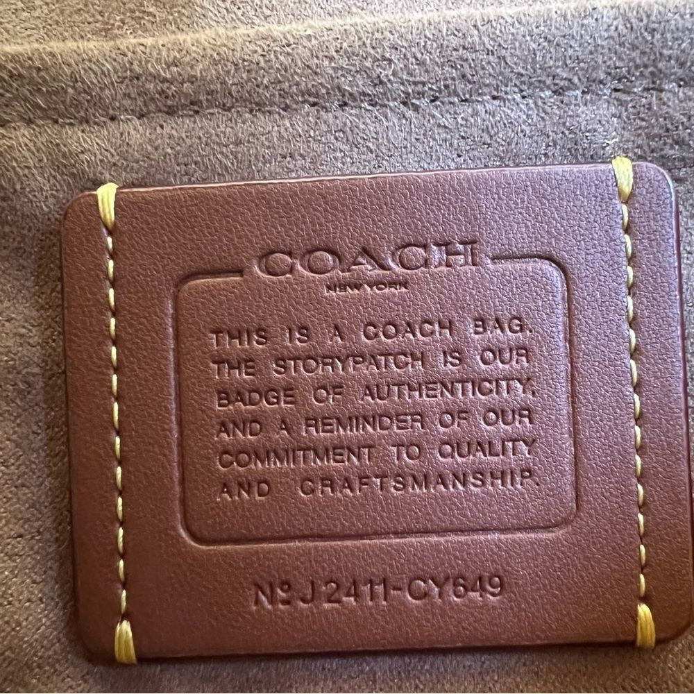 NWT Coach Klare Crossbody Bag In Signature Canvas & Leather With Bow Print CY649 - Picture 13 of 16